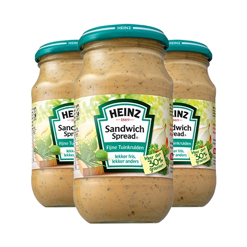 Heinz - Sandwich Spread Feine Gartenkräuter - 3x 300g