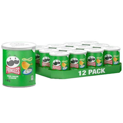 Pringles - Sour Cream & Onion - 12x 40g