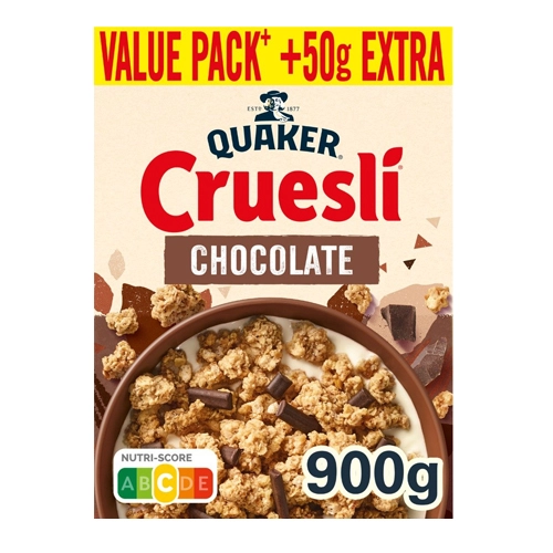 Quaker - Cruesli Schokolade - 900g