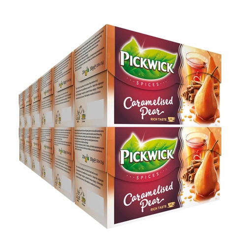 Pickwick - Spices Caramelised Pear Schwarzer Tee - 12x 20 Teebeutel