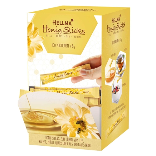 Hellma - Honig Sticks - 100x 8g