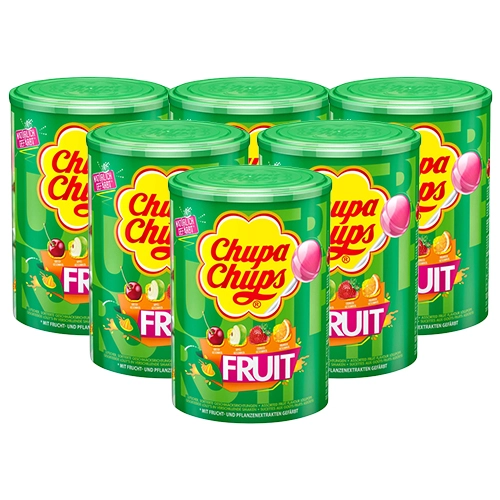 Chupa Chups - Lutscher Fruit - 6x 100er
