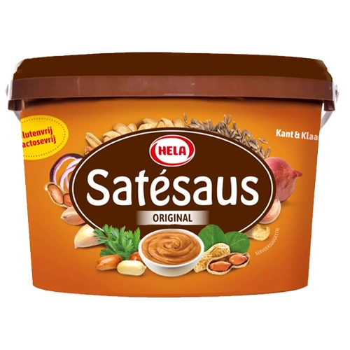 Hela - Erdnuss-Soße Orginal (Servierfertig) - 3.3 kg