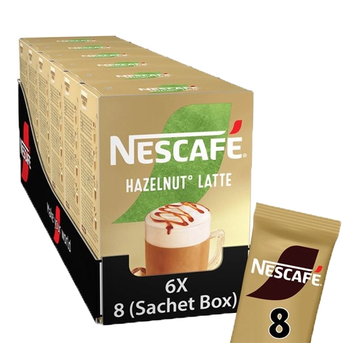 Nescafé - Gold Hazelnut Latte - 6x 8 Portionen
