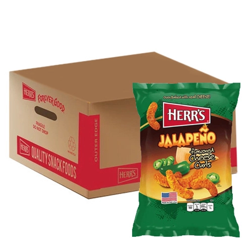 Herr&apos;s - Jalapeno Cheese Curls - 12x 199g