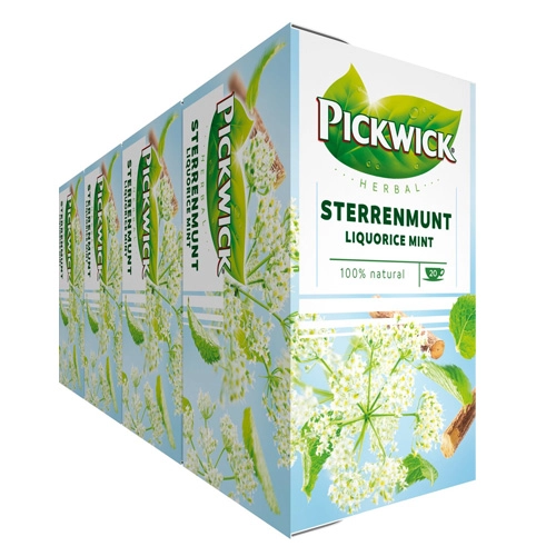 Pickwick - Herbal Sterrenmunt - 4x 20 Teebeutel
