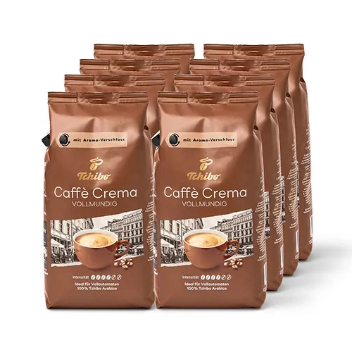Tchibo - Caffè Crema Vollmundig Bohnen - 8x 1kg