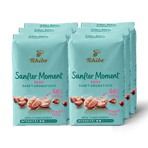 Tchibo - Sanfter Moment Sana Bohnen - 6x 500 g