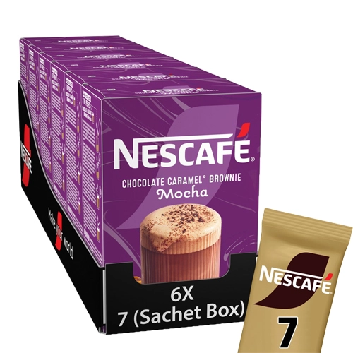 Nescafé - Gold Chocolate Caramel Brownie Mocha - 6x 7 Portionen