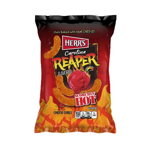Herr&apos;s - Carolina Reaper Cheese Curls - 42x 28g