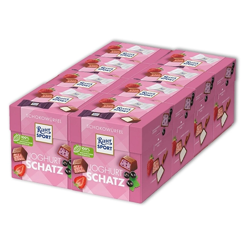Ritter Sport - Schokowürfel Joghurt Schatz - 8x 176g