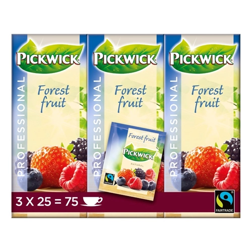 Pickwick - Professional Waldfrüchte - 3x 25 Teebeutel