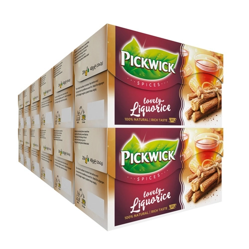 Pickwick - Spices Lovely Liquorice Schwarzer Tee - 12x 20 Teebeutel