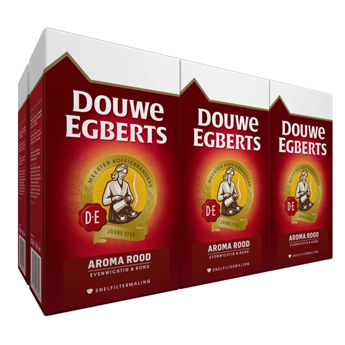 Douwe Egberts - Aroma Rood Gemahlener kaffee - 6x 500g