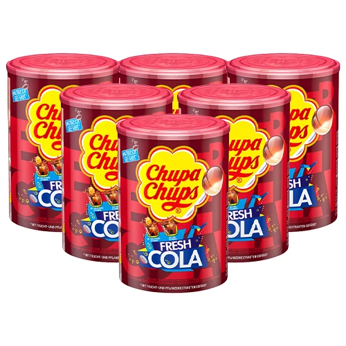 Chupa Chups - Lutscher Fresh Cola - 6x 100er