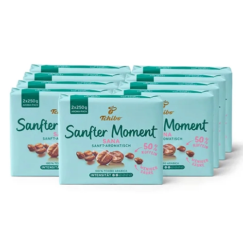 Tchibo - Sanfter Moment Sana Gemahlener kaffee - 9x 500g (2x 250g)