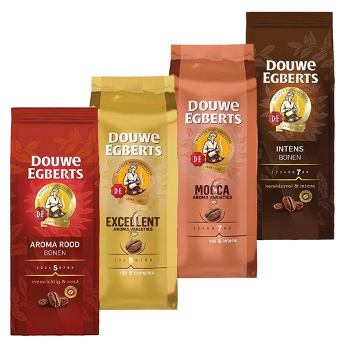 Douwe Egberts - Kaffeebohnen Variationspaket - 4x 500g