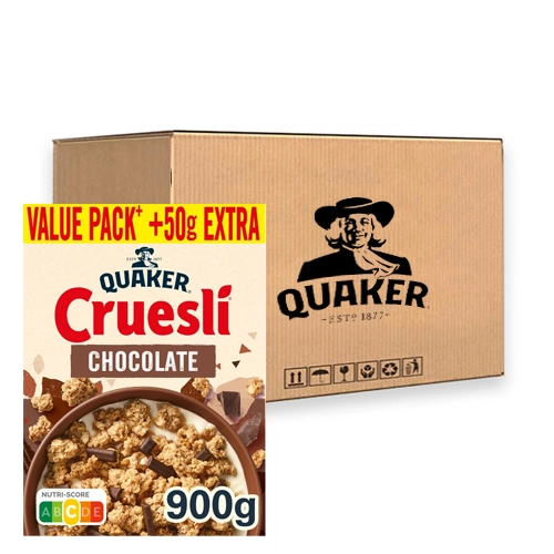 Quaker - Cruesli Schokolade - 4x 900g