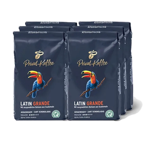 Tchibo - Privat Kaffee Latin Grande Bohnen - 6x 500g