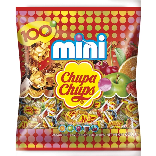Chupa Chups - Lutscher Mini - (Nachfüllbeutel) - 100er