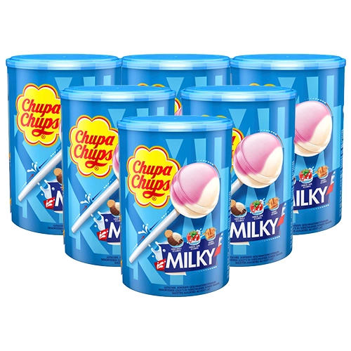 Chupa Chups - Lutscher Milky - 6x 100er