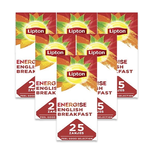 Lipton - Feel Good Selection English Breakfast Tee - 6x 25 Teebeutel