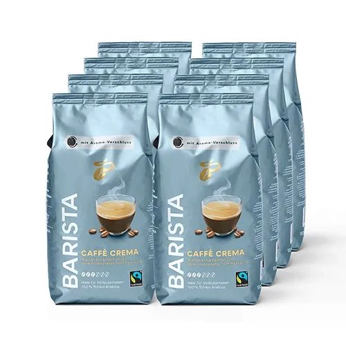 Tchibo - Barista Caffè Crema Bohnen - 8x 1 kg