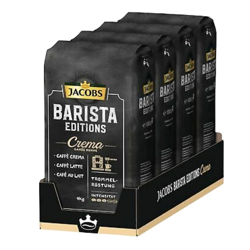 Jacobs - Barista Editions Crema Bohnen - 4x 1kg