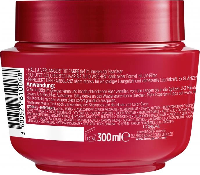 L'Oréal Elvital Color Glanz Farbschutz Pflegemaske