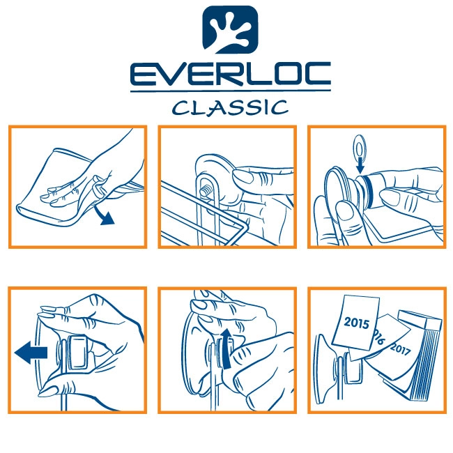 EVERLOC Haken-Set 2er-Set klein