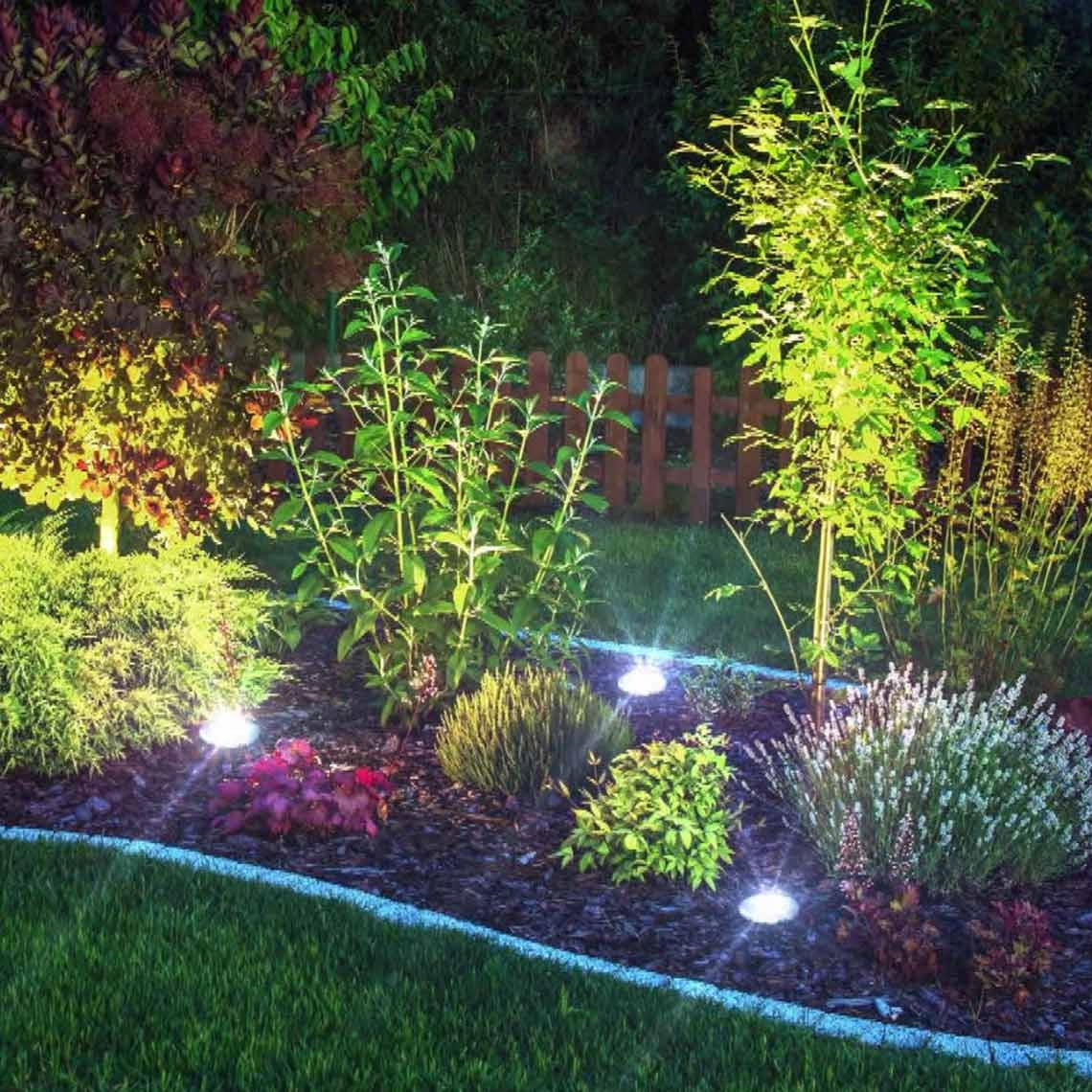 Disk Lights Solarleuchte 8er Set