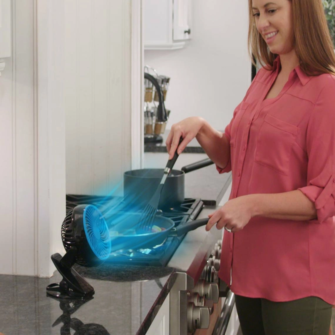 Livington Go Fan mobiler Akku-Ventilator 1+1 GRATIS / Weiß & Weiß