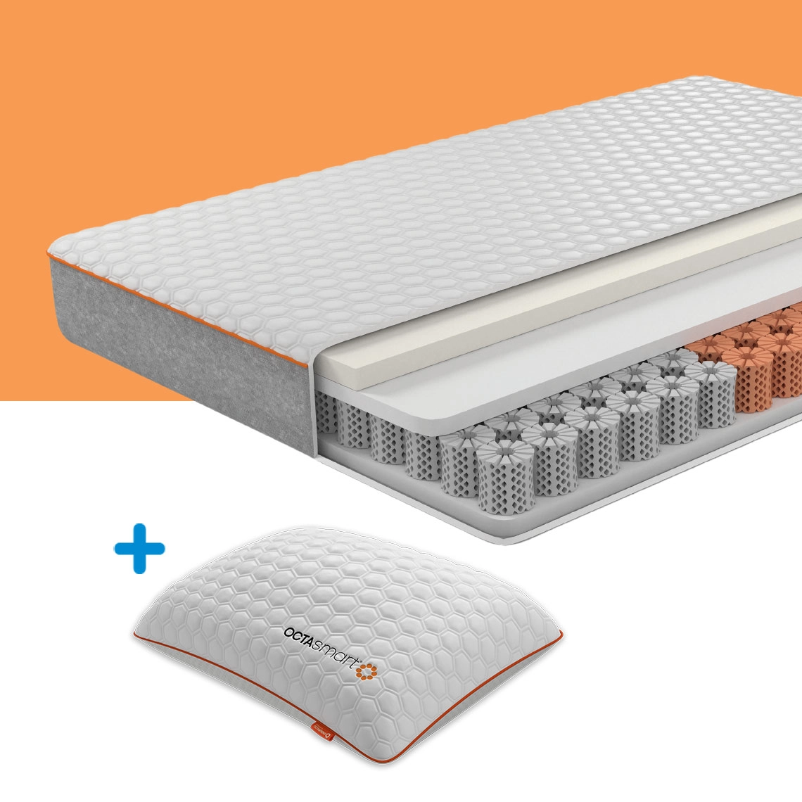 OCTAsleep Smart Plus Matratze + Smart Kissen