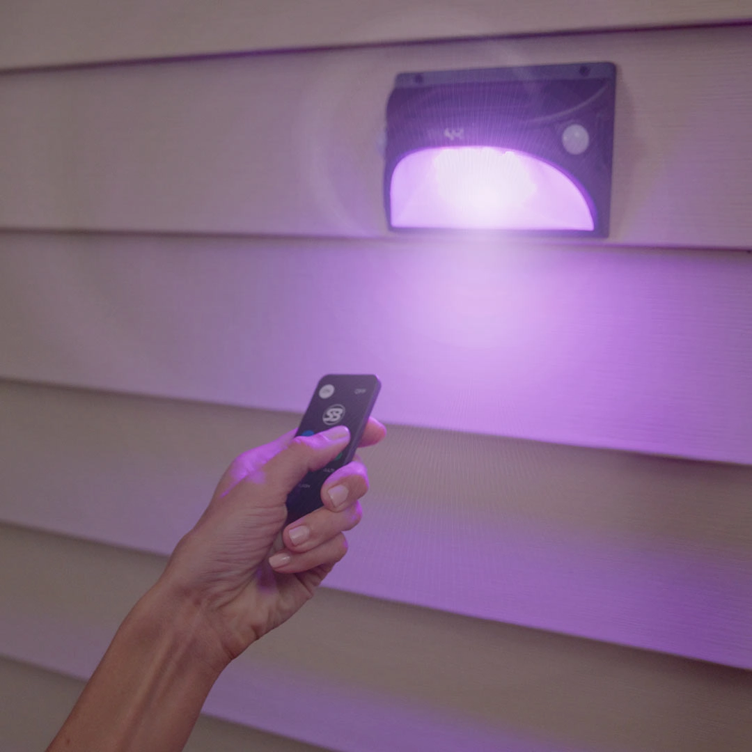 Panta Spectrum Light LED-Solar-Außenleuchte inkl. Fernbedienung