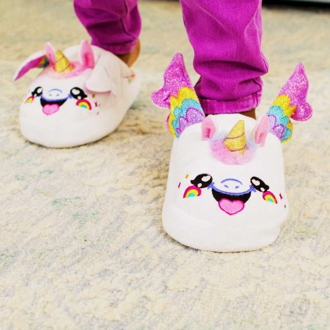 Stompeez Kinder Hausschuhe mit Fun-Effekt