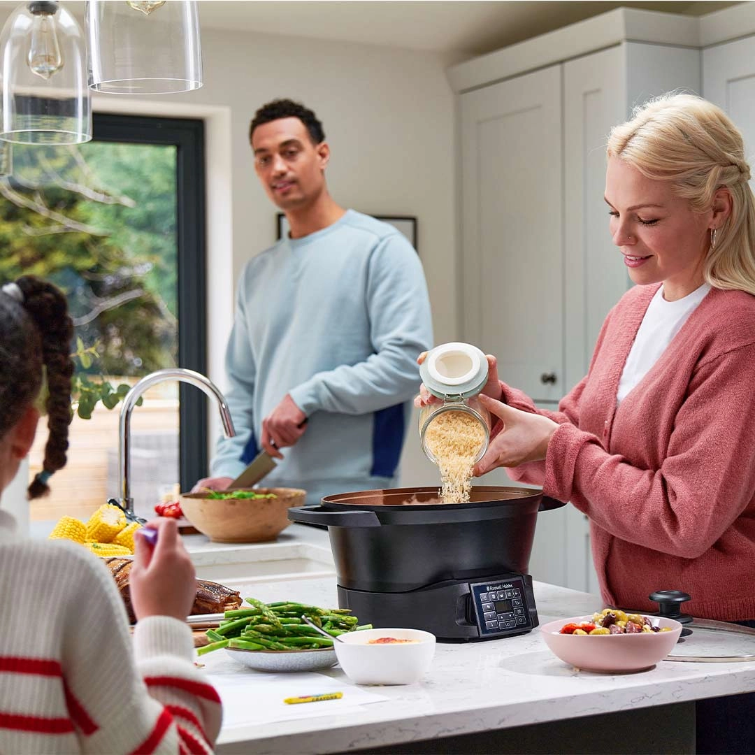Russell Hobbs Good to Go Multi-Cooker Multikocher mit abnehmbarem Bedienfeld