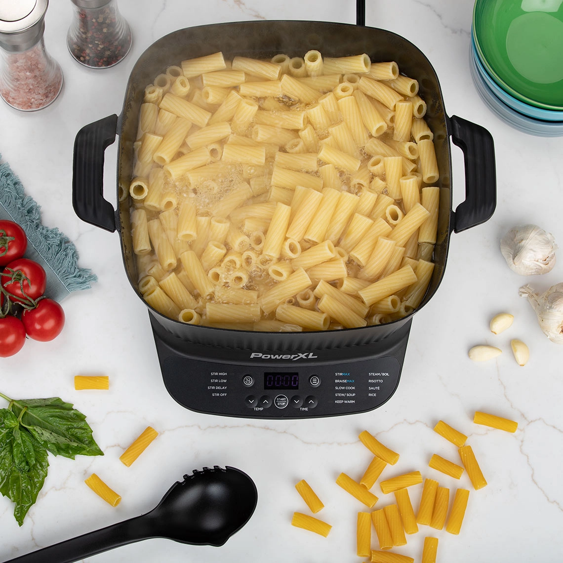 PowerXL StirMax 9in1 MultiCooker Multikocher mit automatischem Rühreinsatz