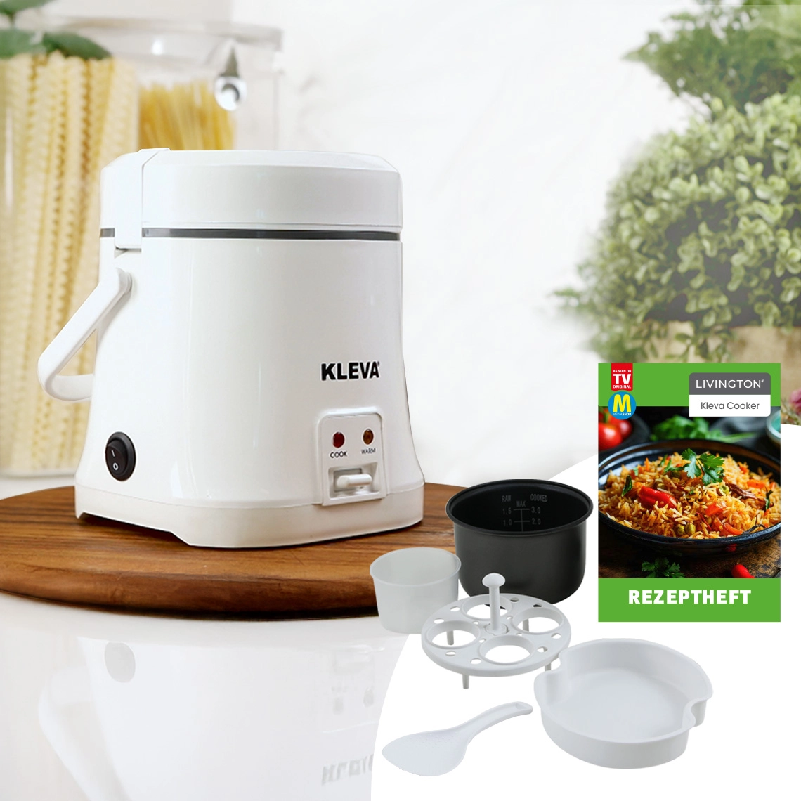 Livington KlevaCooker kompakter 10in1 Multicooker