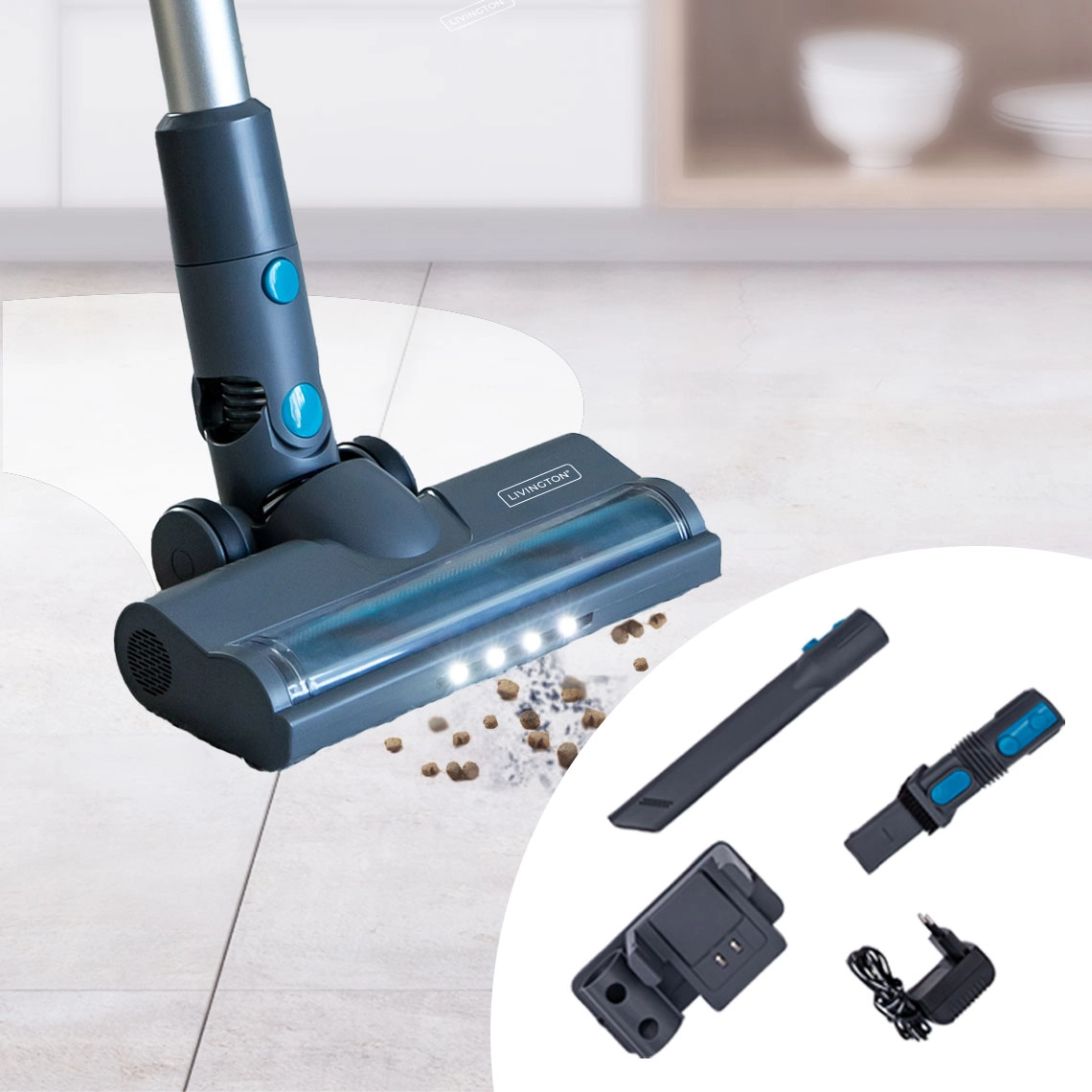 Livington Sense IQ Akkusauger mit Staubsensor