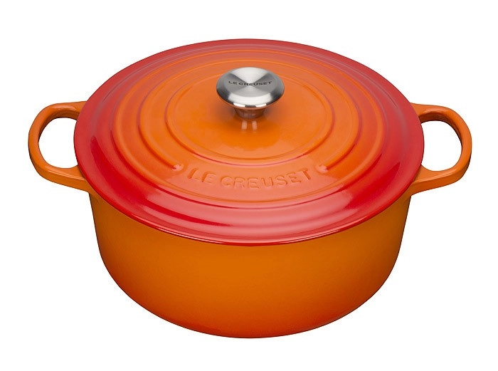 Le Creuset Bräter Signature Rund Gusseisen Ofenrot 18cm