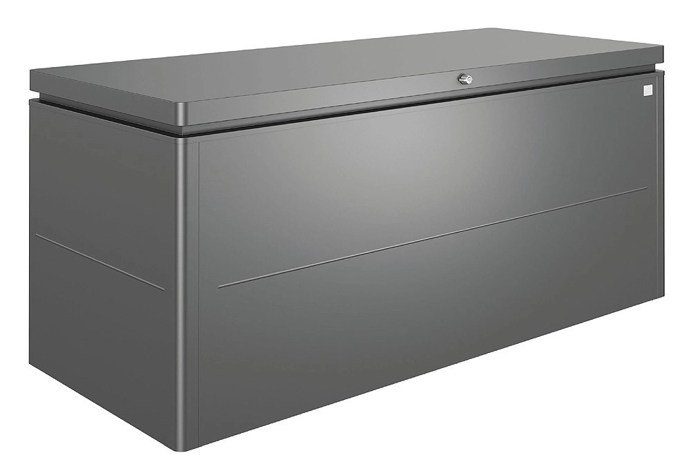 Biohort Loungebox 200 Aufbewahrungsbox 200x84x88,5cm Dunkelgrau-Metallic