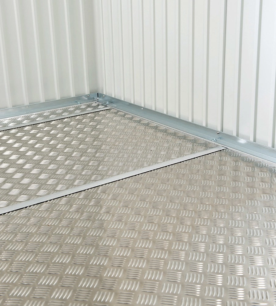 Biohort Alu-Bodenplatte Riffelblech für Geräteschrank 230 - 213,5x69,5cm