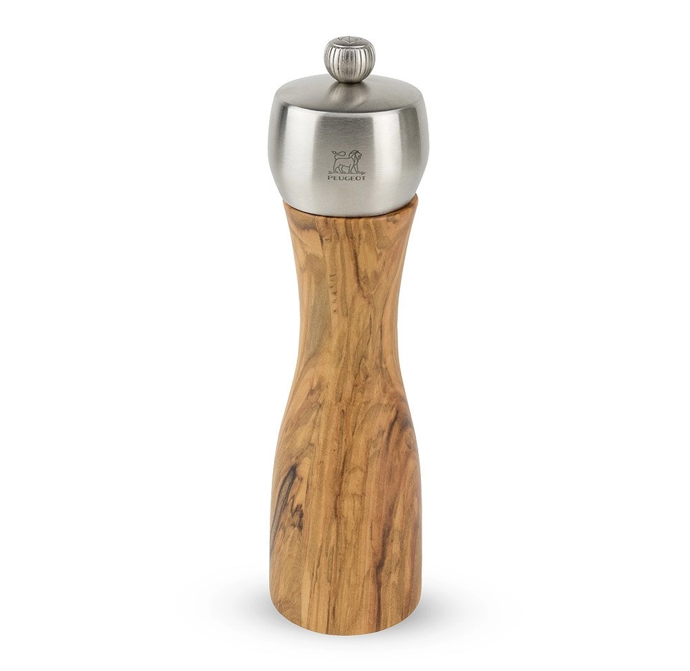 Peugeot Fidji Pfeffermühle Olivenholz Edelstahl 20cm