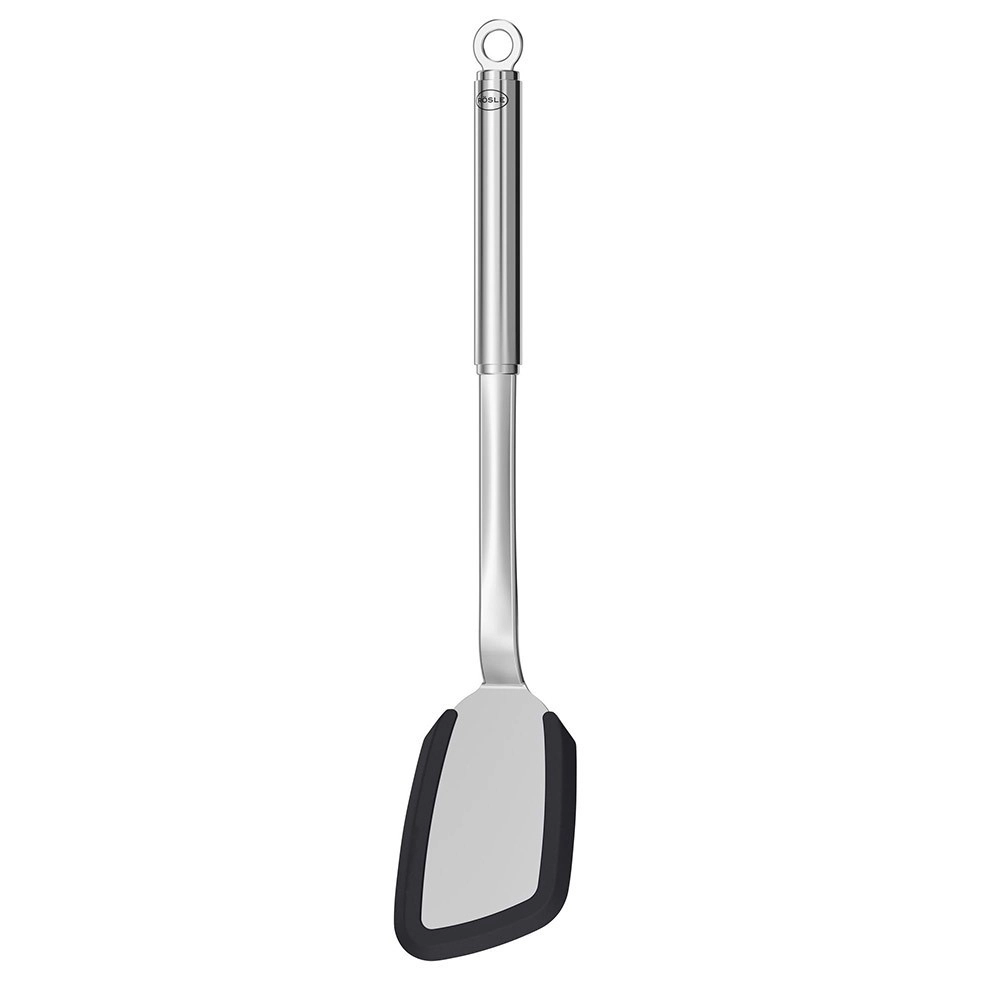 Rösle Pfannenwender Rundgriff mit Silikonrand 35,5 cm