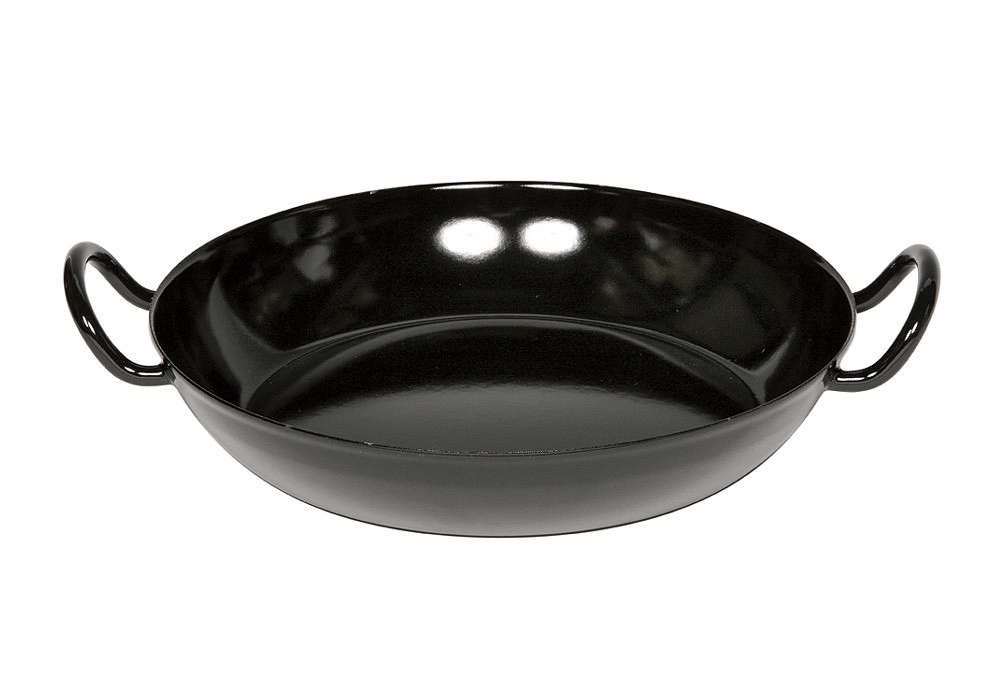Riess Schlemmerpfanne Emaille Bratpfanne Schwarz 20 cm