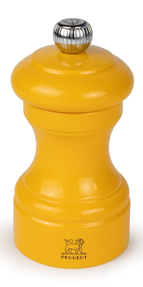 Peugeot Bistro Pfeffermühle Safrangelb Glanz 10cm