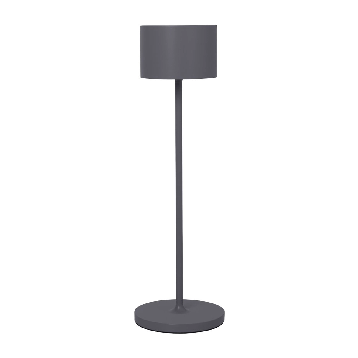 blomus Tischleuchte FAROL kabellos dimmbar LED Akku Outdoor Warm Grey anthrazit