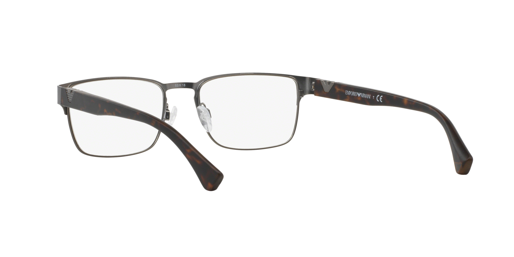 Emporio Armani EA 1027 3003, inkl. Gläser, Rechteckige Brille, Herren