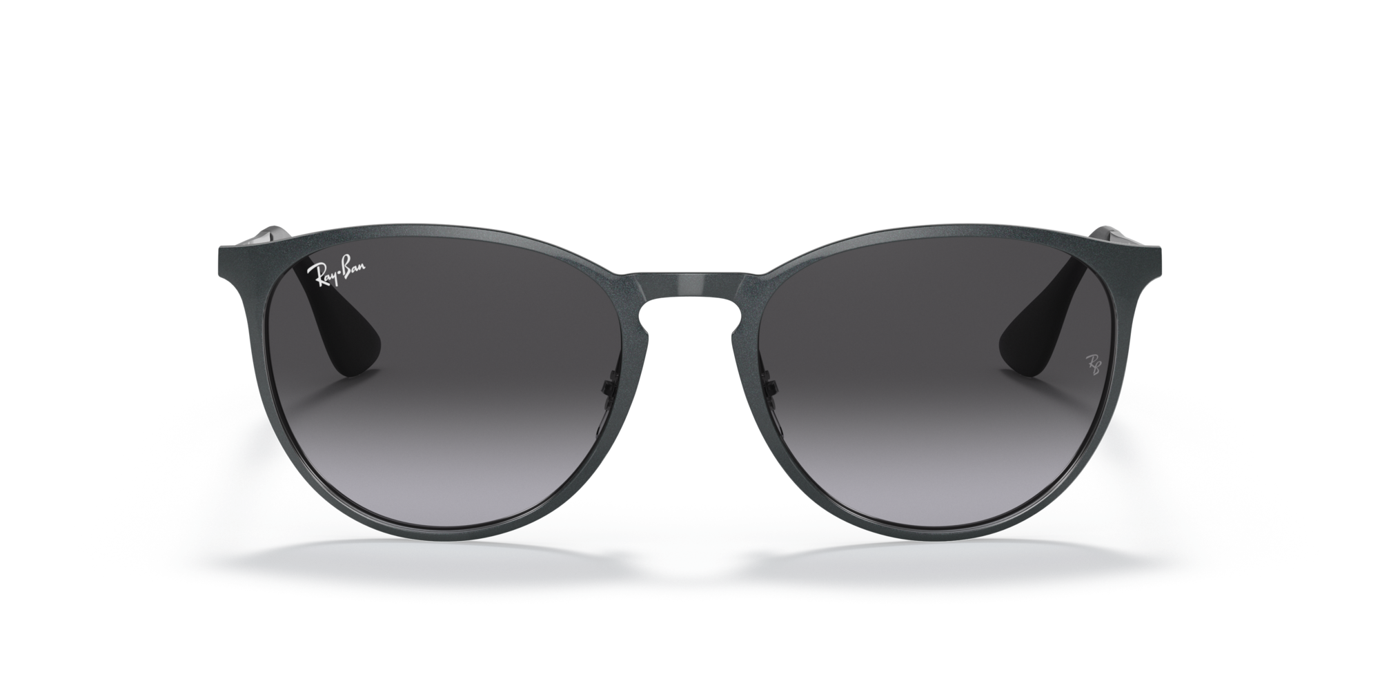 Ray-Ban Erika Metal RB 3539 192/8G, Runde Sonnenbrille, Unisex, in Sehstärke erhältlich