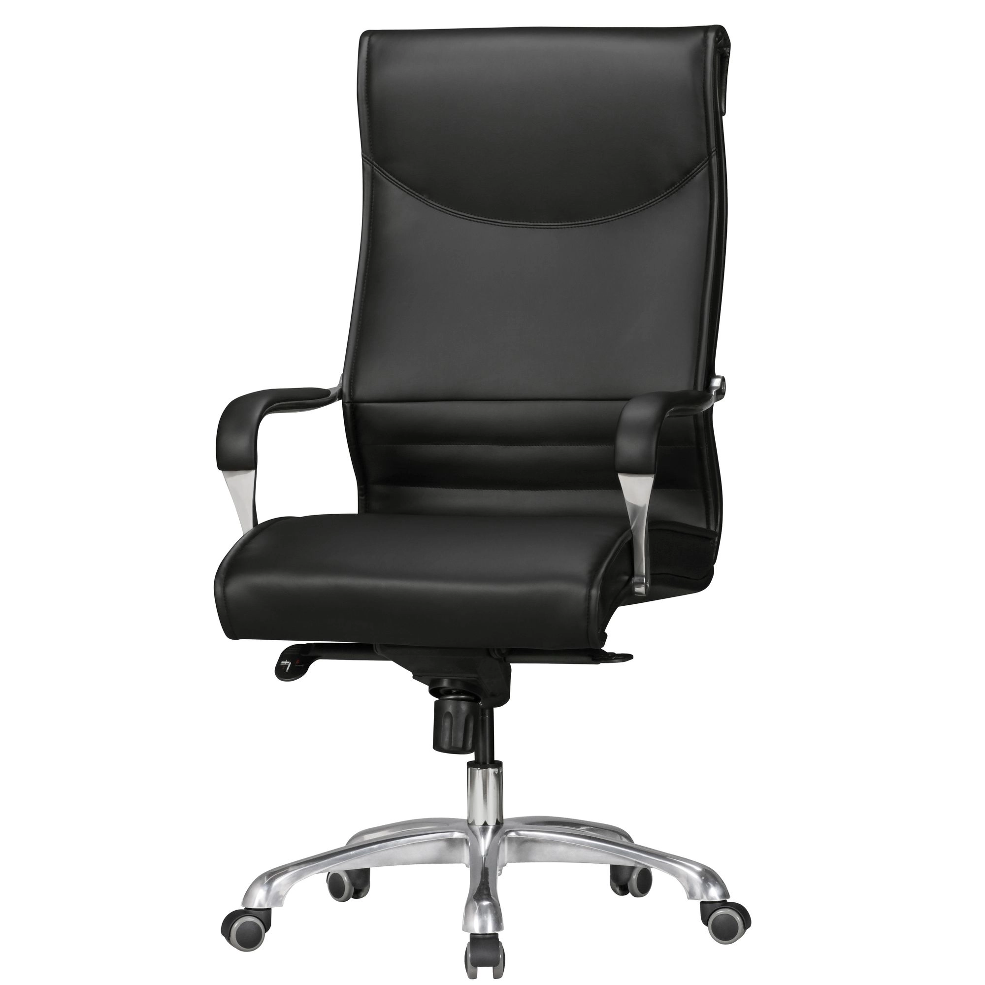 FineBuy Bürostuhl BIGBOSS Bezug Kunstleder Schreibtischstuhl bis 150 kg, XXL Design Chefsessel höhenverstellbar, Drehstuhl ergonomisch mit Armlehnen & hoher Rückenlehne, Hochlehner mit Wippfunktion